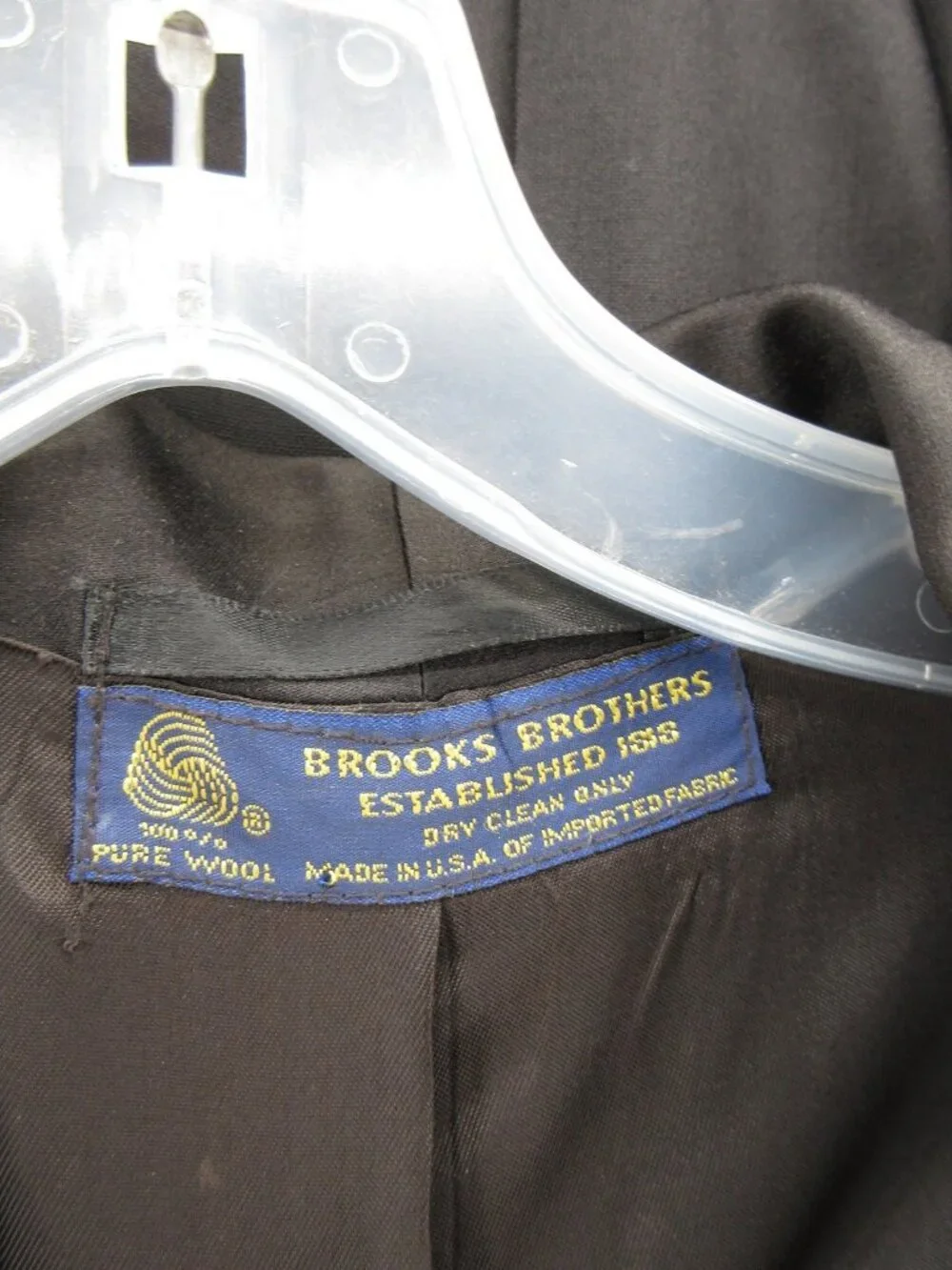 VTG Brooks Brothers Suit 45 L Wool Tuxedo Shawl Formal Evening 40X32